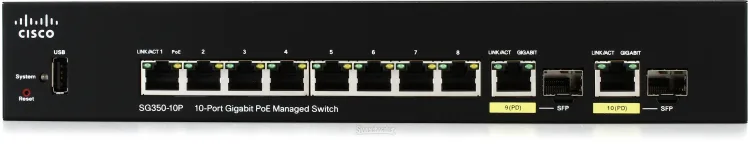Cisco SG350-10P 10-Port Gigabit Ethernet Switch - Image 2