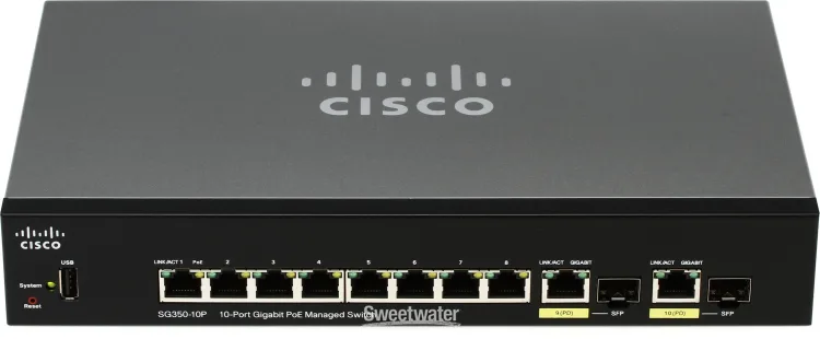 Cisco SG350-10P 10-Port Gigabit Ethernet Switch - Image 4